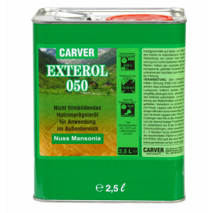 Carver Exterol 050 Terrassen&ouml;l Nuss Mansonia 2,5lt