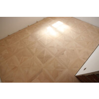 Tafelparkett Elis - Eiche 15mm Massivholz Vorgeschliffen unbehandelt Ohne Microfase 70 x 70cm
