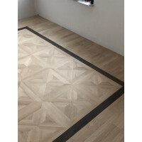 Tafelparkett Elis - Eiche 15mm Massivholz Vorgeschliffen unbehandelt Ohne Microfase 70 x 70cm