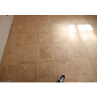 Tafelparkett Elis - Eiche 15mm Massivholz Vorgeschliffen unbehandelt Ohne Microfase 70 x 70cm