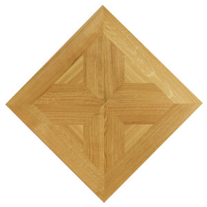 Tafelparkett Elis - Eiche 20/22mm Mehrschicht 6mm Nutzschicht Seidenmatt Versiegelt Ohne Microfase 50 x 50cm