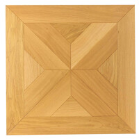 Tafelparkett Elis - Eiche 20/22mm Mehrschicht 6mm Nutzschicht Seidenmatt Versiegelt Ohne Microfase 50 x 50cm