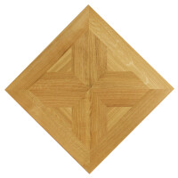 Tafelparkett Elis - Eiche 20/22mm Mehrschicht 6mm Nutzschicht Seidenmatt Versiegelt Ohne Microfase 50 x 50cm