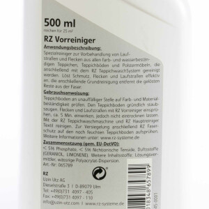 RZ Teppich -Polster Vorreiniger Cleaner 500 ml