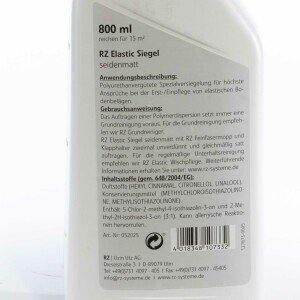 RZ Elastic Siegel Seidenmatt 800 ml