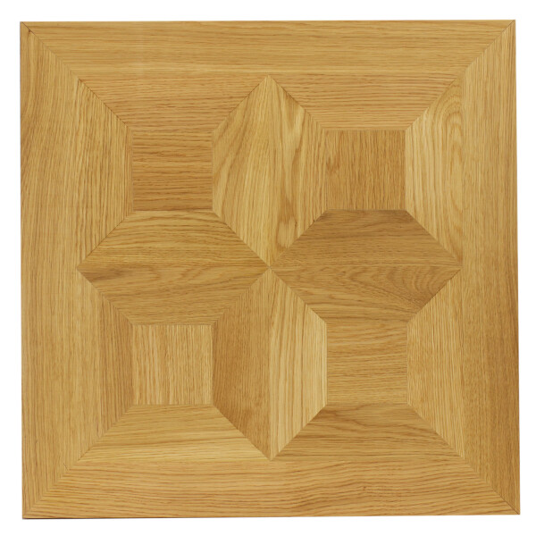 Tafelparkett Design Eiche - Castle 15mm Mehrschicht 6mm Nutzschicht Vorgeschliffen unbehandelt Ohne Microfase 50 x 50cm