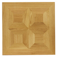 Tafelparkett Design Eiche - Castle 15mm Mehrschicht 6mm Nutzschicht Vorgeschliffen unbehandelt Ohne Microfase 50 x 50cm
