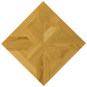 Tafelparkett Design Eiche - CHALET 20/22mm Mehrschicht 8mm Nutzschicht Geölt Microfase in und um der Platte 70 x 70cm