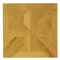 Tafelparkett Design Eiche - CHALET 20/22mm Mehrschicht 8mm Nutzschicht Geölt Microfase in und um der Platte 70 x 70cm