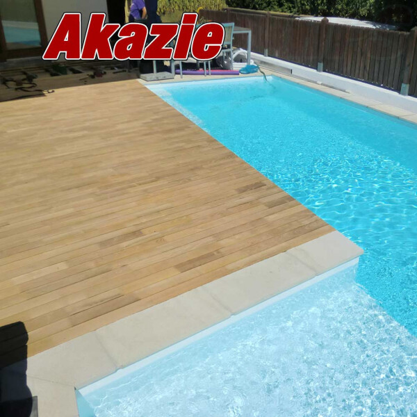 Akazie Terrassenholz mit werkseitiger Ölung Akazie Terrassenholz mit werkseitiger Ölung
