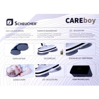 Scheucher CareBoy - Polier & Reinigungsmaschine mit Sprühfunktion, Akkubetrieb und LED Licht