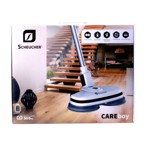 Scheucher CareBoy STARTERSet - Polier &amp; Reinigungsmaschine mit Spr&uuml;hfunktion, Akkubetrieb und LED Licht