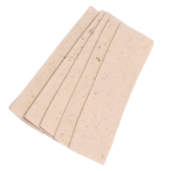 5 St&uuml;ck SoftSheep Schafwollpad - /Anwendung mit SprayFinischer ca 12 x 38cm