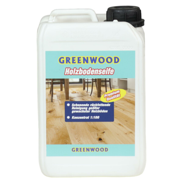 Greenwood Holzbodenseife 3lt - Reinigung geöltes Parkett