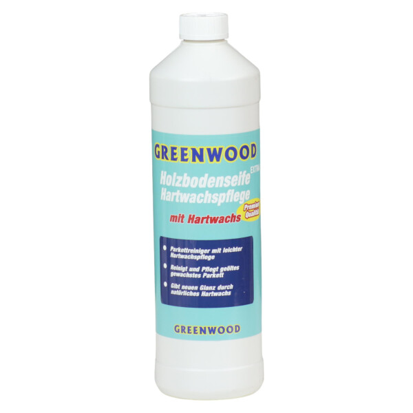 Greenwood Holzbodenseife EXTRA Hartwachspflege 1lt