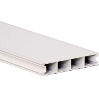 Aluminium Terrassendiele - Reinweiß - RAL 9010