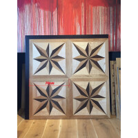Tafelparkett Hofburg Eiche-Thermo Eiche-Esche 70 x 70cm 15mm Mehrschicht 6mm Nutzschicht Geölt