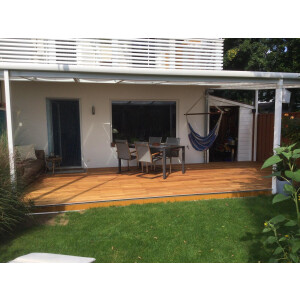 Garapa Premium Terrassendeck- Endlosdiele- Holzterrasse - System Infinity