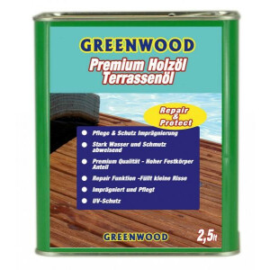 Holz&ouml;l Teak 2,5lt. - Repair&amp;Protect - Greenwood...