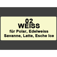 1lt - Pflegespray Nachfüllung Weiß - für Polar Savanne Latte