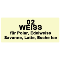 1lt - Pflegespray Nachfüllung Weiß - für Polar Savanne Latte