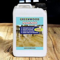 Greenwood Parkettpolish Seidenglanz 3lt -  Grund-Erstschutz & Dauerpflege