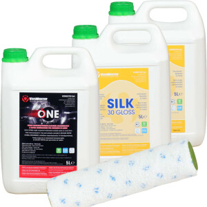 SET (40-50m²) 30 Gloss Parkettversiegelung SILK 5lt...