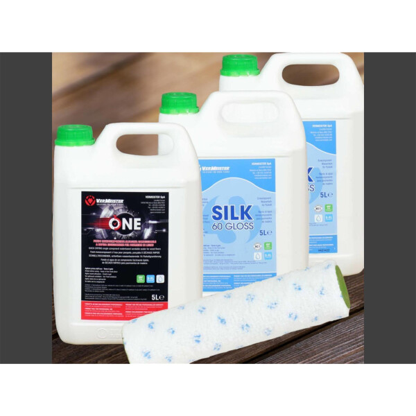 SET (40-50m²) 60 Gloss Parkettversiegelung SILK 5lt Vermeister Seidenmatt