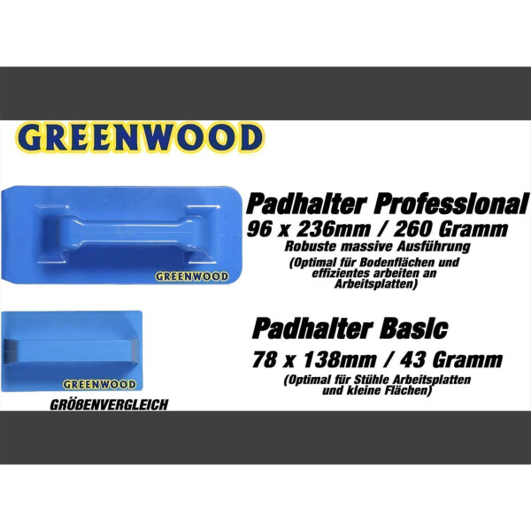 PRO - Handpolierpad Auftragspad echte Schafwolle 10Stück-Pro