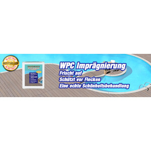 WPC Imprägnierung 10lt -  ECO Lösungsmittelfrei Mittel-Rotbraun #4
