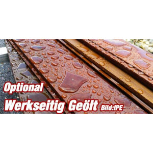 12m² Abverkauf - Ipe Diamantnuß -Short-125- Holzterrasse - System CONSYLT