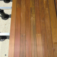 12m² Abverkauf - Ipe Diamantnuß -Short-125- Holzterrasse - System CONSYLT