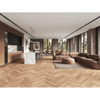 Aktion Eiche Fischgrät Fertigboden Langstab Vinyl-Click