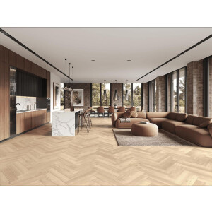 Aktion Eiche Fischgrät Fertigboden Langstab Vinyl-Click