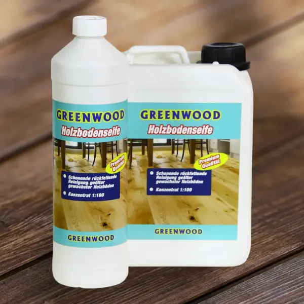 Greenwood Holzbodenseife - Reinigung geöltes Parkett