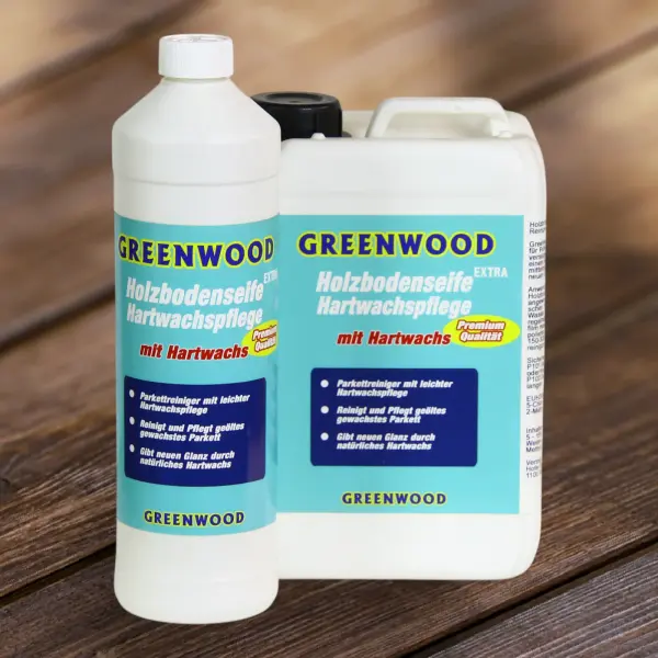 Greenwood Holzbodenseife EXTRA Hartwachspflege