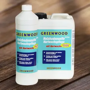 Greenwood Holzbodenseife EXTRA Hartwachspflege