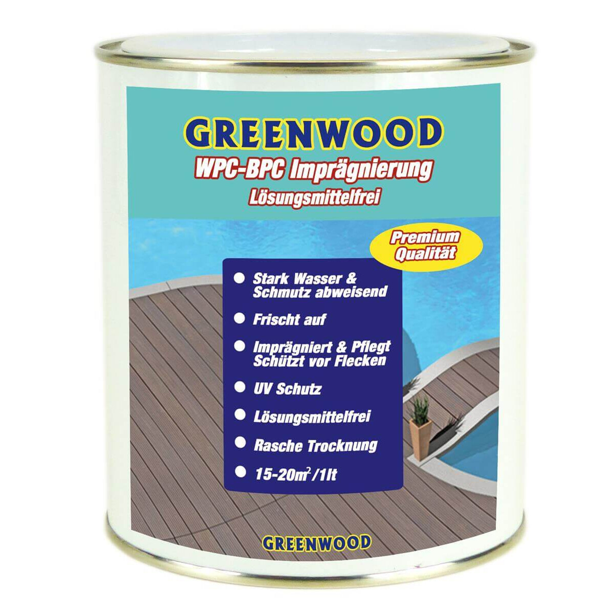 VERDELOOK Pflanzkasten Aus Imprägniertem Holz – 90x40x30 Cm, Vormontiert, Für Garten & Balkon