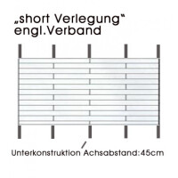 Garapa Sonnenbaum -Short- Holzterrasse - System CONSYLT