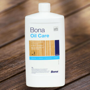 Bona Oil Care 1lt - Parkett und Pflegeöl und  Aufbauöl für geöltes Parkett, Holzböden