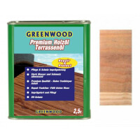 Holz&ouml;l Cumaru-Braun 2,5lt. - Repair&amp;Protect - Greenwood - Premium Holz&ouml;l