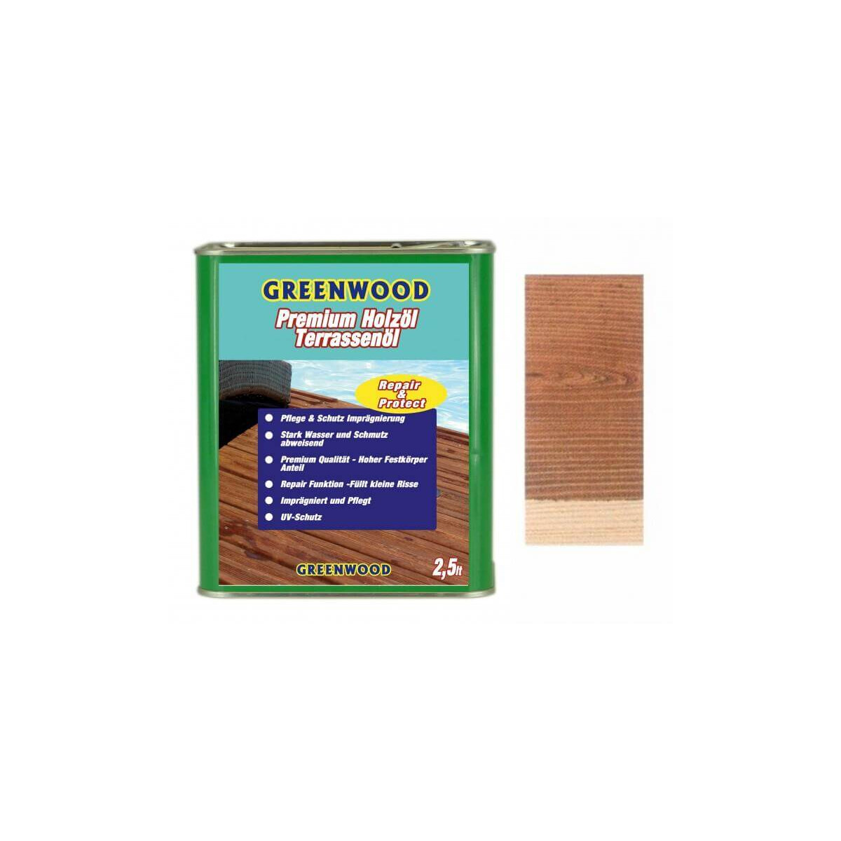 Greenwood Premium Holzl Bambus dunkel 2,5lt